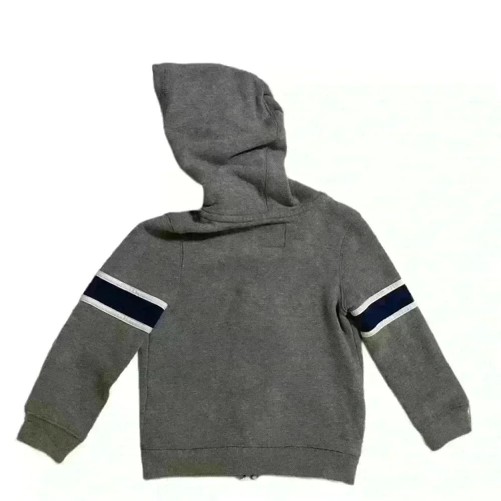 OshKosh B’gosh Baby Toddle Hoodie Gray-Blue Sweater Size 4-T
